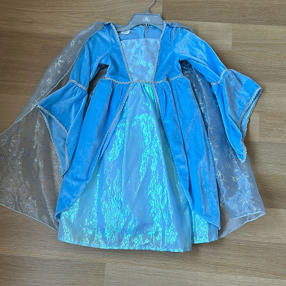 Girls blue princess dress